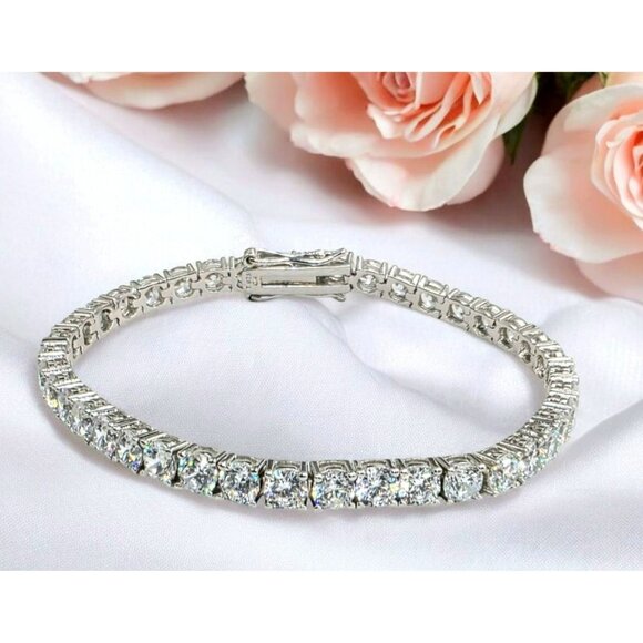 Tocara Jewelry - New Tocara Sterling Silver Tennis Bracelet DiAmi Crystals Vivanti 6.5" Gift 925